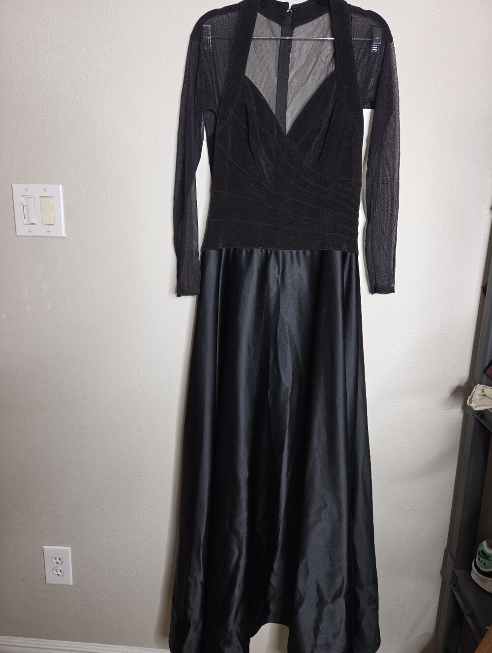 Tadashi (Shoji) Vintage Formal Dress Black Size 10